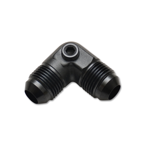 Male AN Flare 90 Degree Union Fitting with 1/8" NPT Port; Size: -6AN