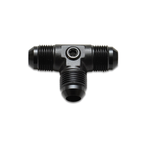 Male AN Flare Tee Fitting with 1/8" NPT Port; Size: -6AN