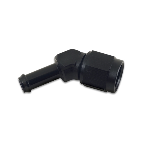 Female AN to Hose Barb 45 Degree Adapter, AN Size: -6; Barb Size: 5/16"