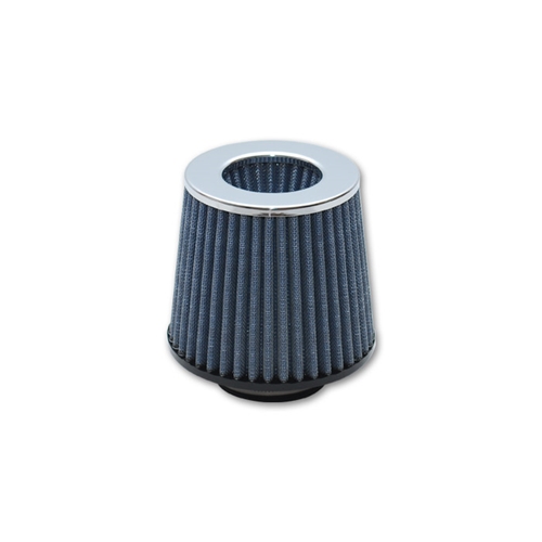 Open Funnel High Performance Air Filter, 2.5" Inlet ID - Chrome Cap