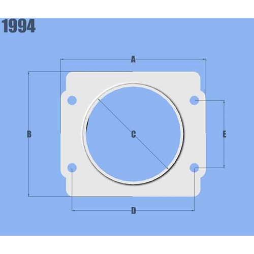 Mass Air Flow Sensor Adapter Plate, for Subaru Applications