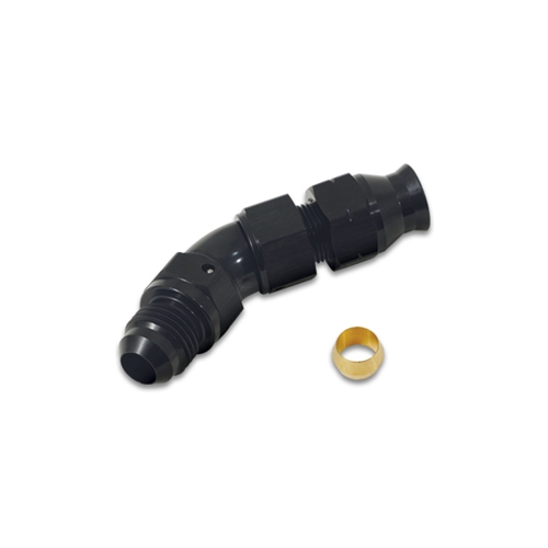 45 Degree Tube to Male AN Adapter, Tube O.D. - 5/16"; AN Size: -6