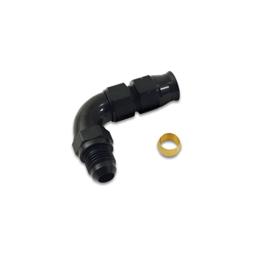 90 Degree Tube to Male AN Adapter, Tube O.D. - 5/16"; AN Size: -6