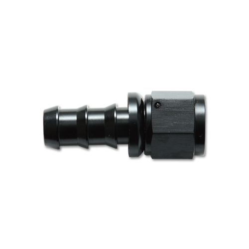 Straight Push-On Hose End Fitting; Size: -4 AN