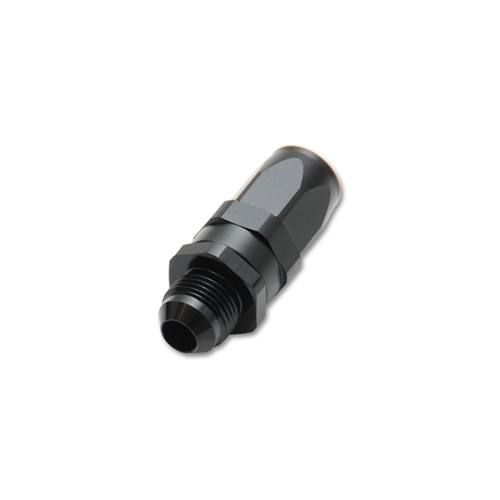 Male AN Flare Straight Hose End Fitting; Hose Size: -6AN; Male Flare: -6AN