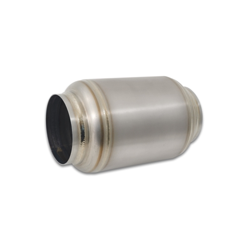 Race Mufflers, Inlet/Outlet I.D: 3.50"; Overall Length: 8"