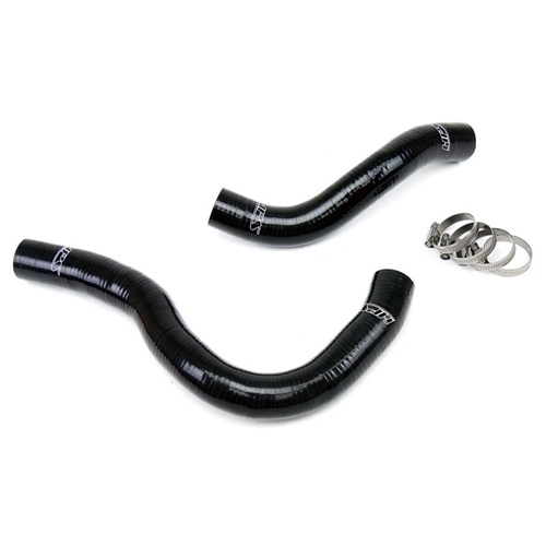 HPS Black Reinforced Silicone Radiator Hose Kit Coolant Honda 02-05 Civic Si