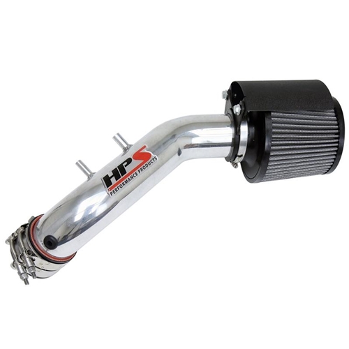 HPS Shortram Air Intake Kit 2004-2008 Acura TSX 2.4L & 2003-2006 Honda Accord 2.4L without MAF Sensor Includes Heat Shield - Polish