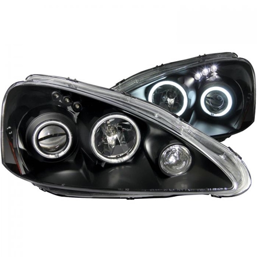 ACURA RSX 05-06 PROJECTOR HEADLIGHTS BLACK w/ HALO (CCFL)