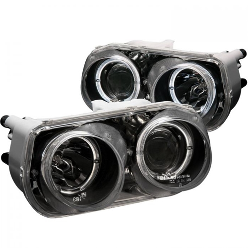 ACURA INTEGRA 94-97 PROJECTOR HEADLIGHTS BLACK w/ HALO