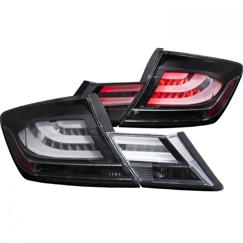 HONDA CIVIC 13-15 4DR L.E.D TAIL LIGHTS BLACK