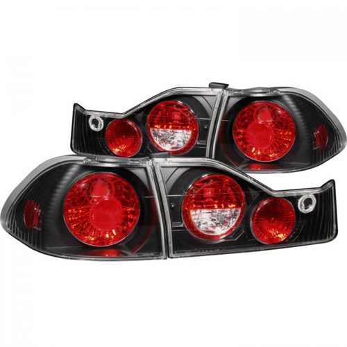 HONDA ACCORD 98-00 4DR TAIL LIGHTS G2 BLACK