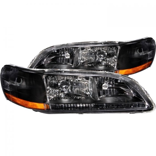 HONDA ACCORD 98-02 CRYSTAL HEADLIGHTS BLACK