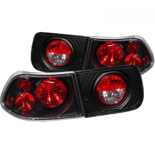 HONDA CIVIC 96-00 2DR TAIL LIGHTS BLACK