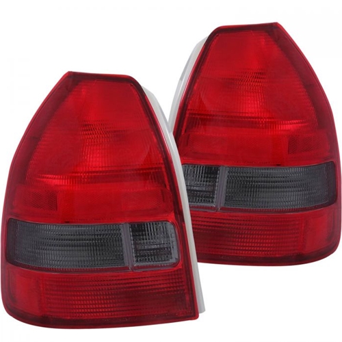 HONDA CIVIC 96-00 3DR TAIL LIGHTS RED/SMOKE