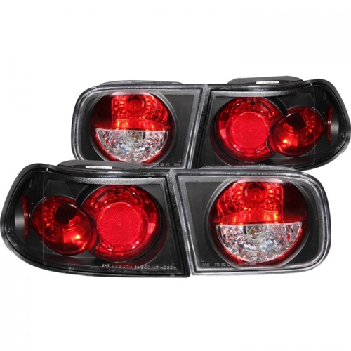 HONDA CIVIC 92-95 2/4DR TAIL LIGHTS BLACK 2PC