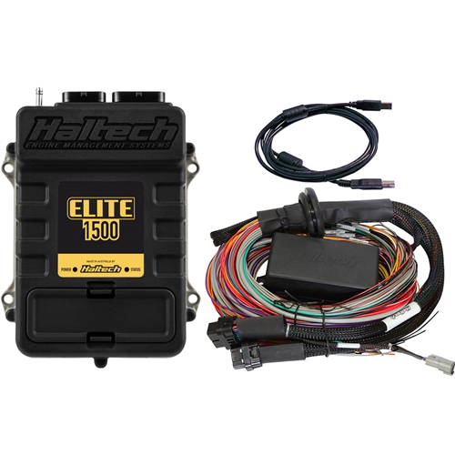 Haltech Elite 1500 + Premium Universal Wire-in Harness Kit - Length: 2.5m (8')