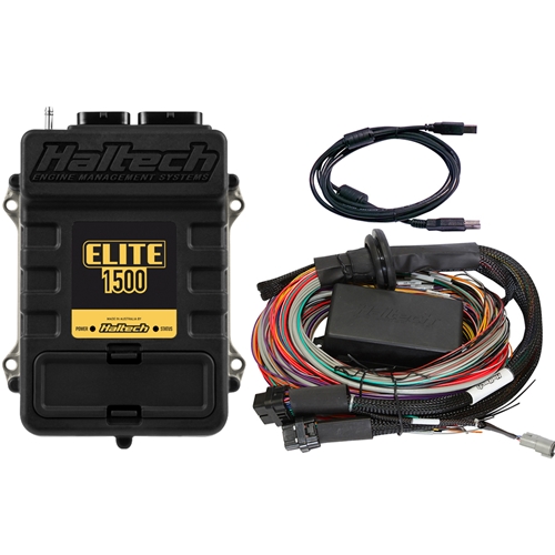 Haltech Elite 1500 + Premium Universal Wire-in Harness Kit - Length: 5.0m (16')