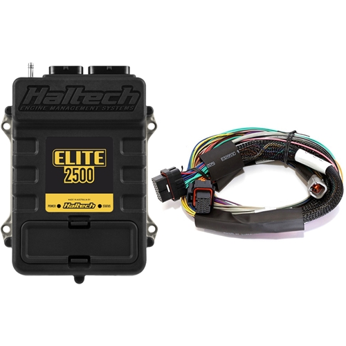 Haltech Elite 2500 + Basic Universal Wire-in Harness Kit - Length: 2.5m (8')