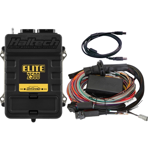 Haltech Elite 2500 + Premium Universal Wire-in Harness Kit - Length: 2.5m (8')