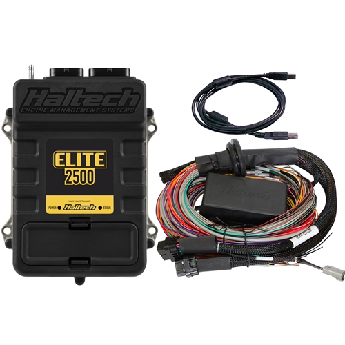 Haltech Elite 2500 + Premium Universal Wire-in Harness Kit - Length: 5.0m (16')