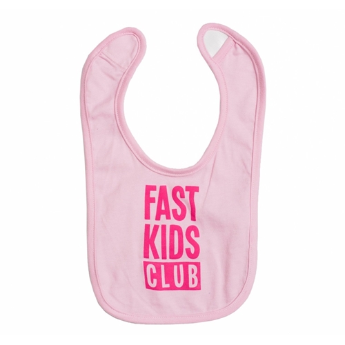 Infant Fast Kids Club Bib | Pink/Magenta