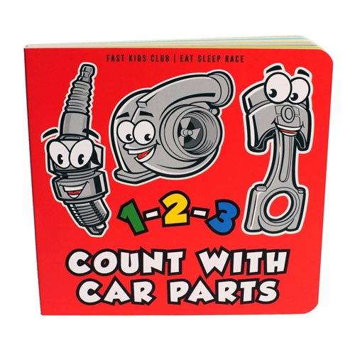 123 Count with Car Parts Book