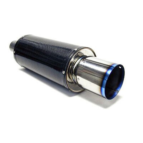 HKS UNIVERSAL CARBON TI HI-POWER MUFFLER (170mm)