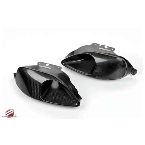 PASSWORD:JDM DRY CARBON FIBER RAM AIR SCOOP (PAIR) - HONDA CIVIC EK (99-00)