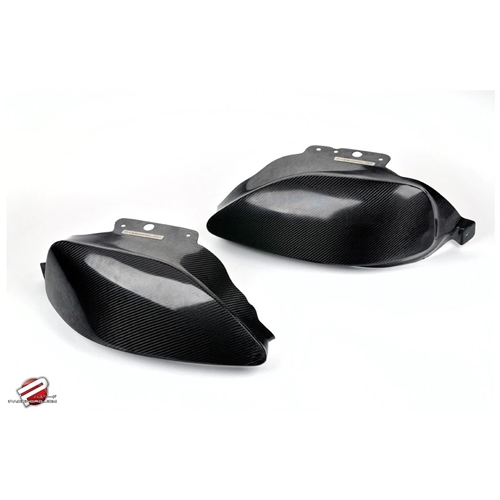 PASSWORD:JDM DRY CARBON FIBER HEADLIGHT BLOCK OFF PLATE (PAIR) - HONDA CIVIC EK (99-00)