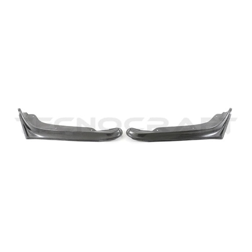 PASSWORD:JDM DRY CARBON 2PC FRONT SPLITTER (VER2) - HONDA CIVIC SI SEDAN  (13-15)