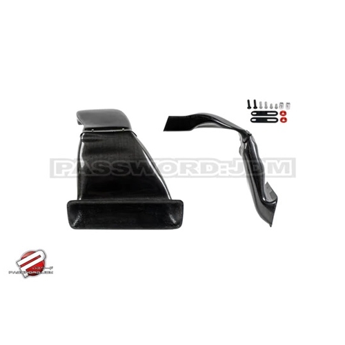 PASSWORD:JDM DRY CARBON FIBER RAM AIR SCOOP/SNORKEL FOR OEM AIRBOX  - HONDA S2000 (00-08)