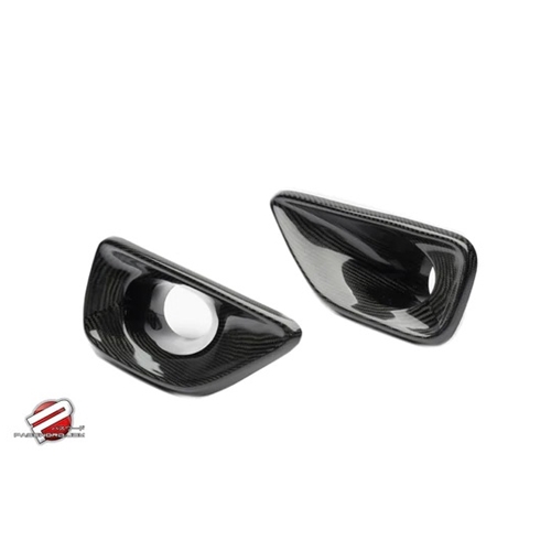 PASSWORD:JDM DRY CARBON FIBER BUMPER DUCTS - HONDA CIVIC 2DR COUPE (06-08)