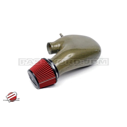 PASSWORD:JDM DRY CARBON KEVLAR POWERCHAMBER INTAKE - ACURA RSX (02-06)/HONDA CIVIC SI (02-05)