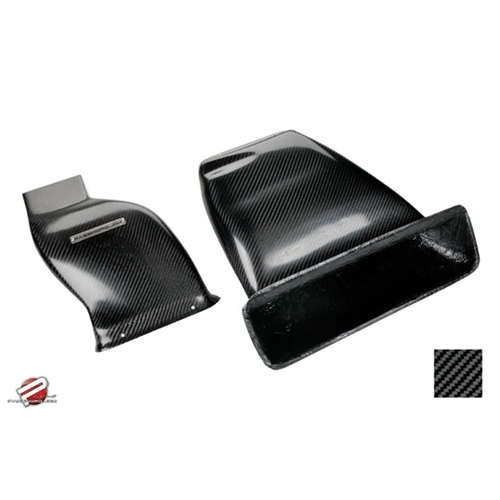 PASSWORD:JDM DRY CARBON FIBER RAM AIR SCOOP/SNORKEL FOR OEM AIRBOX -  HONDA S2000 00-08 (2X2 WEAVE)