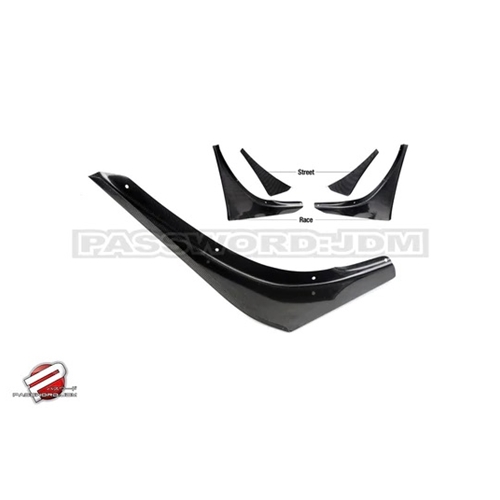 PASSWORD:JDM DRY CARBON FIBER RACE CANARDS - HONDA S2000 AP