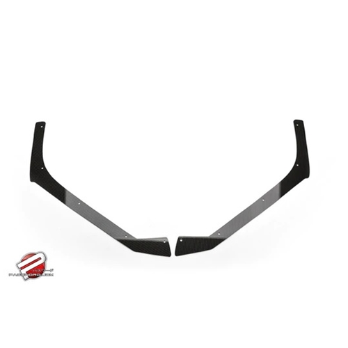 PASSWORD:JDM DRY CARBON 2PC FRONT SPLITTER - HONDA CIVIC SEDAN (12-15)