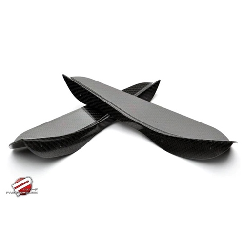 PASSWORD:JDM DRY CARBON FIBER CANARDS - HONDA CIVIC 2DR COUPE (09-11)