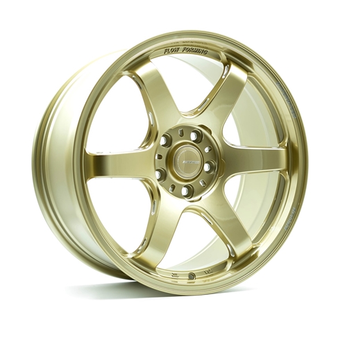 RF06RR 18x8.5 +40 offset 5x114.3 73.1 Cone Gold *Limited