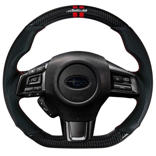 Buddy Club Sport Steering Wheel WRX/STi 15+ - Carbon Style