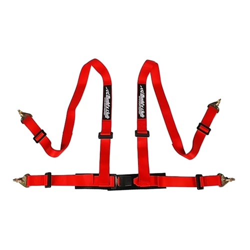 Buddy Club Racing Spec 4 Point Seat Harness (Red)