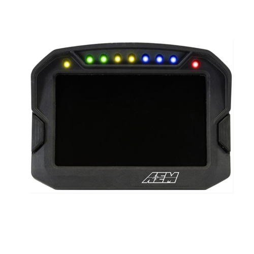 Digital Dash Display, CD-5 non-logging, non-GPS racing dash, CAN input only, 5-inch diagonal screen, carbon fiber enclosure, wiring harness included