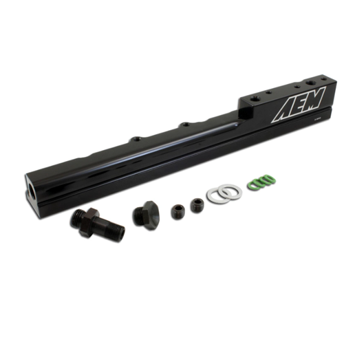 High Volume Fuel Rail. Black. Honda B16A2 & B16A3