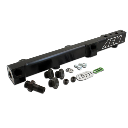 High Volume Fuel Rail. Black. Honda F22A1, F22A4, F22A6, H22A1, H22A4 & H23A1