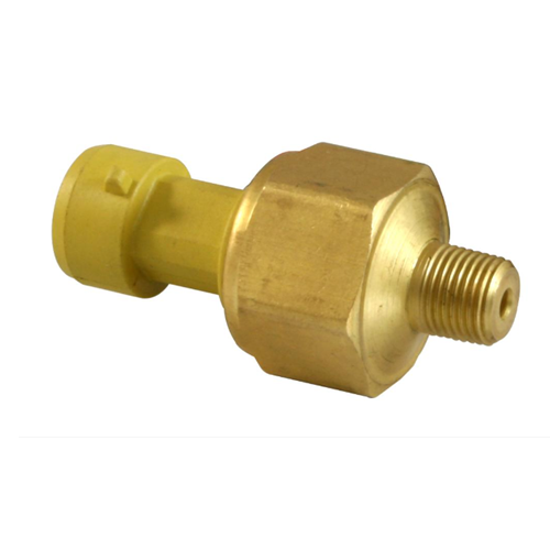 100 PSIg Brass Sensor Kit. Brass Sensor Body. 1/8" NPT Male Thread. Includes: 100 PSIg Brass Sensor, Connector & Pins