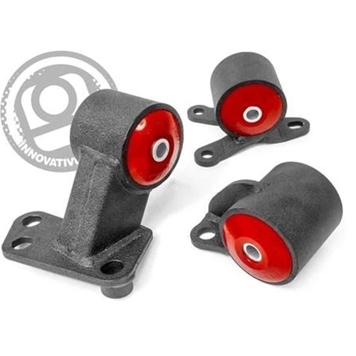 INNOVATIVE MOUNTS CONVERSION ENGINE MOUNT KIT - 94-01 INTEGRA  (B/D-SERIES / AUTO TO MANUAL / HYDRO / 2 BOLT DRIVER POST MOUNT)