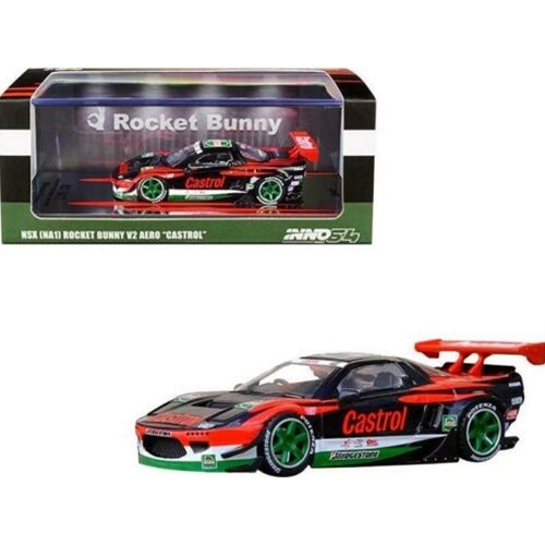 INNO64 HONDA NSX (NA) ROCKET BUNNY V2 AERO CASTROL CONCEPT 1/64 SCALE DIECAST CAR MODEL