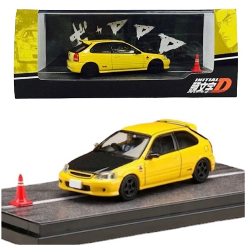 Hobby Japan Honda CIVIC (EK9) Todo-Juku / Tomoyuki Tachi (INITIAL D: Diorama Set with Driver Figure)