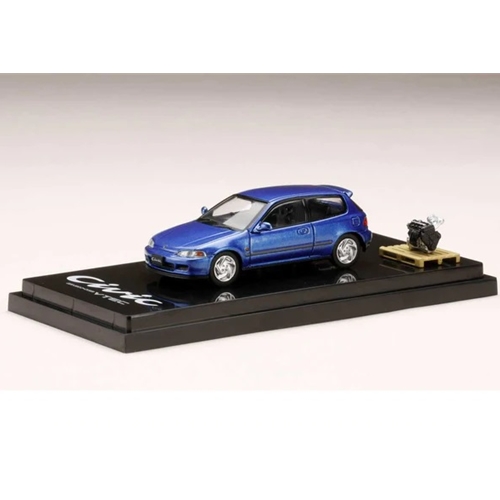 Hobby Japan Honda CIVIC (EG6) SiR Ⅱwith Engine Display Blue