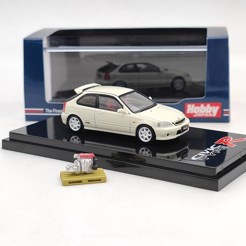 Hobby Japan 1/64 Honda Civic TYPE R (EK9) With Engine Display Model